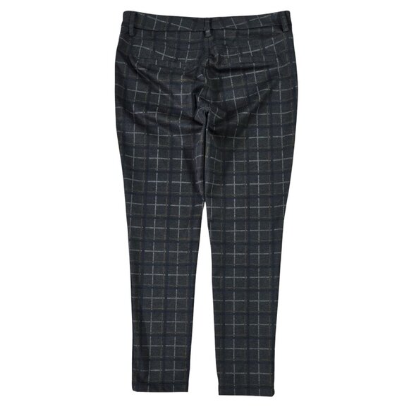 41 Hawthorn Laura Gray Plaid Mid Rise Ankle Skinny Pant Stretch Stitch Fix - Picture 3 of 9